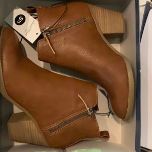 Brown booties